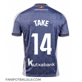 Real Sociedad Takefusa Kubo #14 Tricou Fotbal Replică 2025-26 Barbati Deplasare